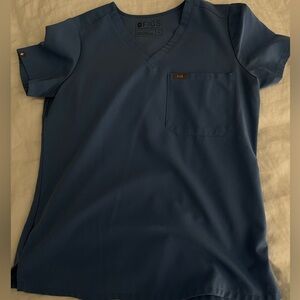 FIGS Baby Blue Catarina Scrub Top